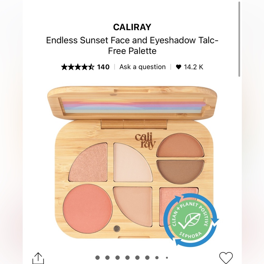 Caliray Endless Sunset Face Palette (NIB)